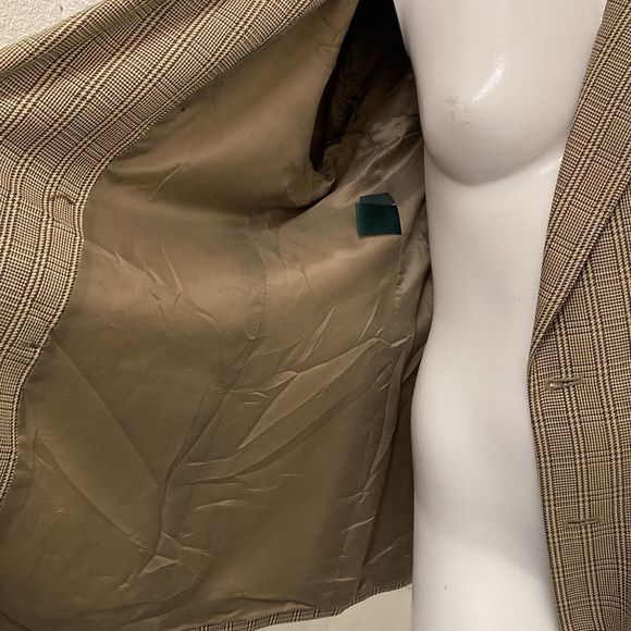 Ralph Lauren Vintage Brown Double Breasted Oversized Blazer Office Plus Size 14 - Picture 8 of 13